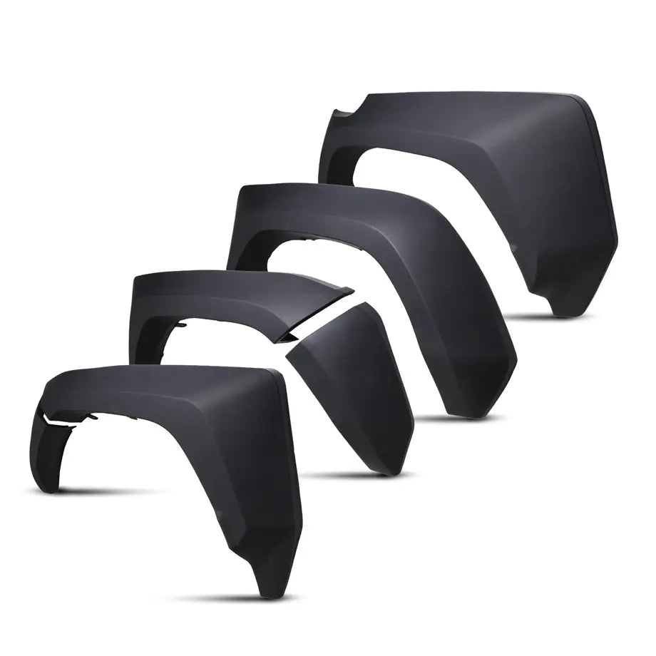 Toyota Hilux Revo (16-On) Matte Black GR Sport Style Plastic Wheel Arch