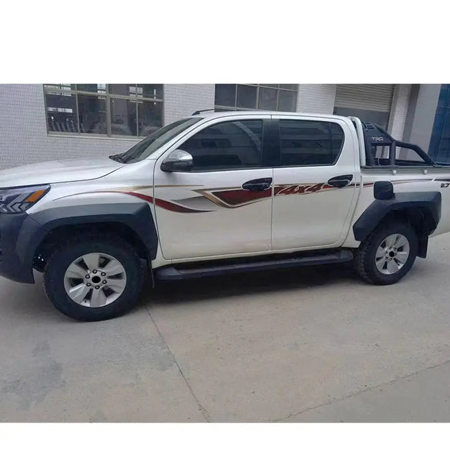 Toyota Hilux Revo (16-On) Matte Black GR Sport Style Plastic Wheel Arch