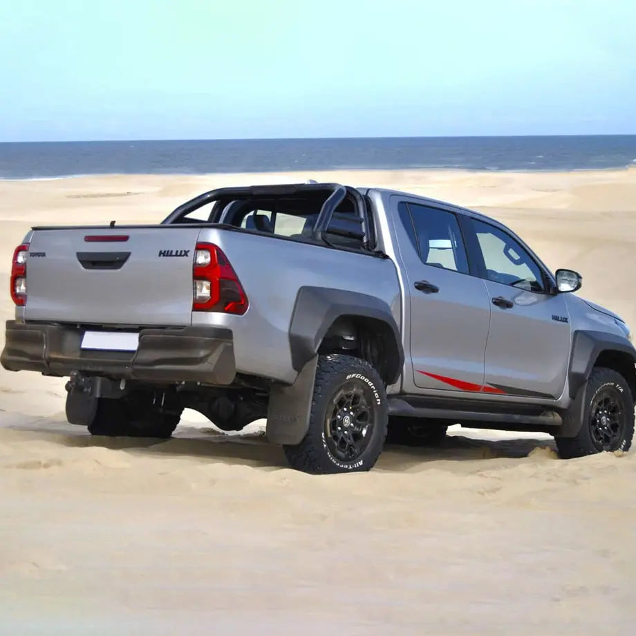 Toyota Hilux Revo (16-On) Matte Black GR Sport Style Plastic Wheel Arch