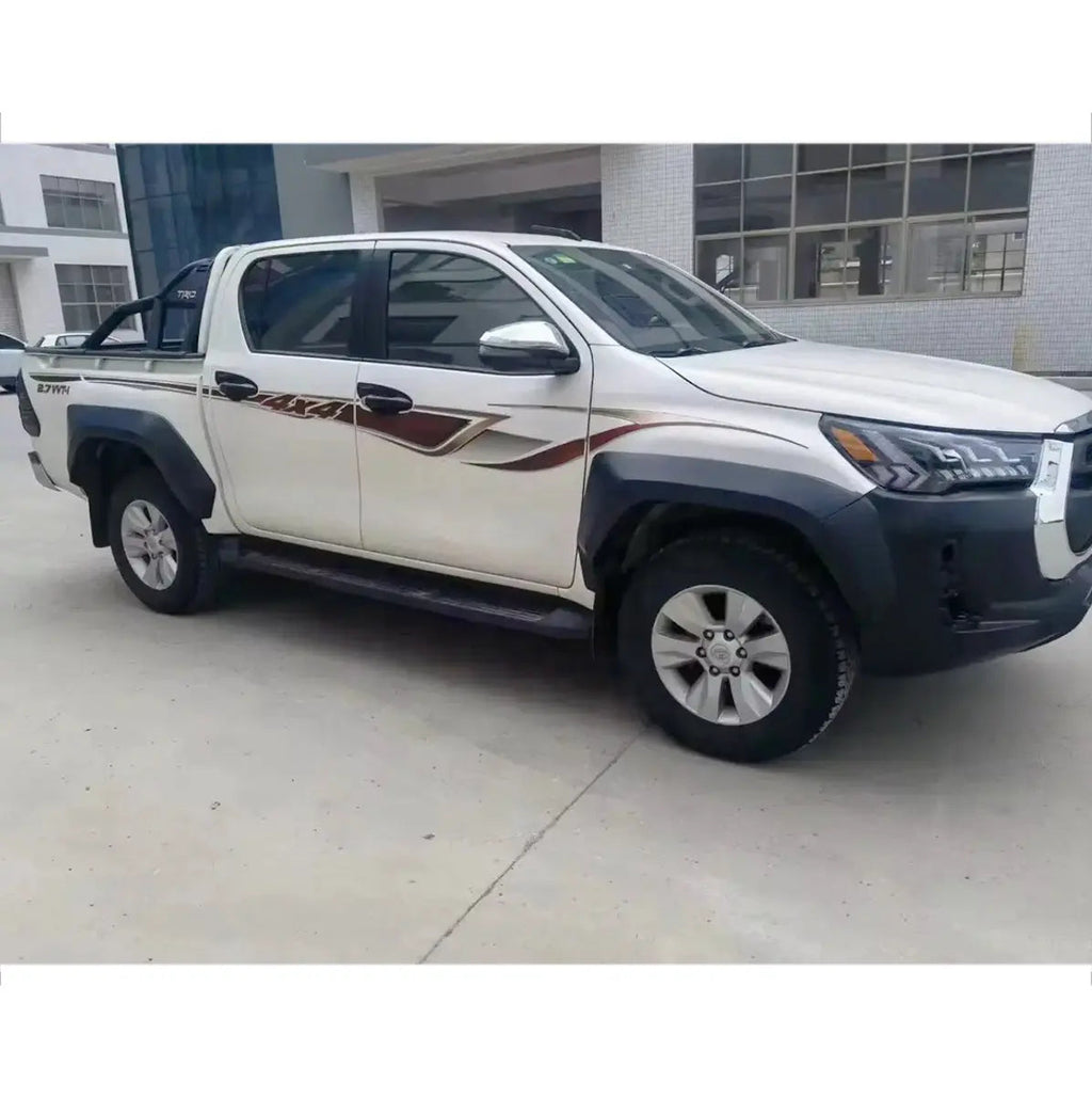 Toyota Hilux Revo (16-On) Matte Black GR Sport Style Plastic Wheel Arch