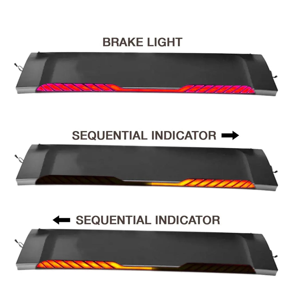 Toyota Hilux Revo (16-On) OEM Style Rear Sports Bar With Dynamic Brake Light