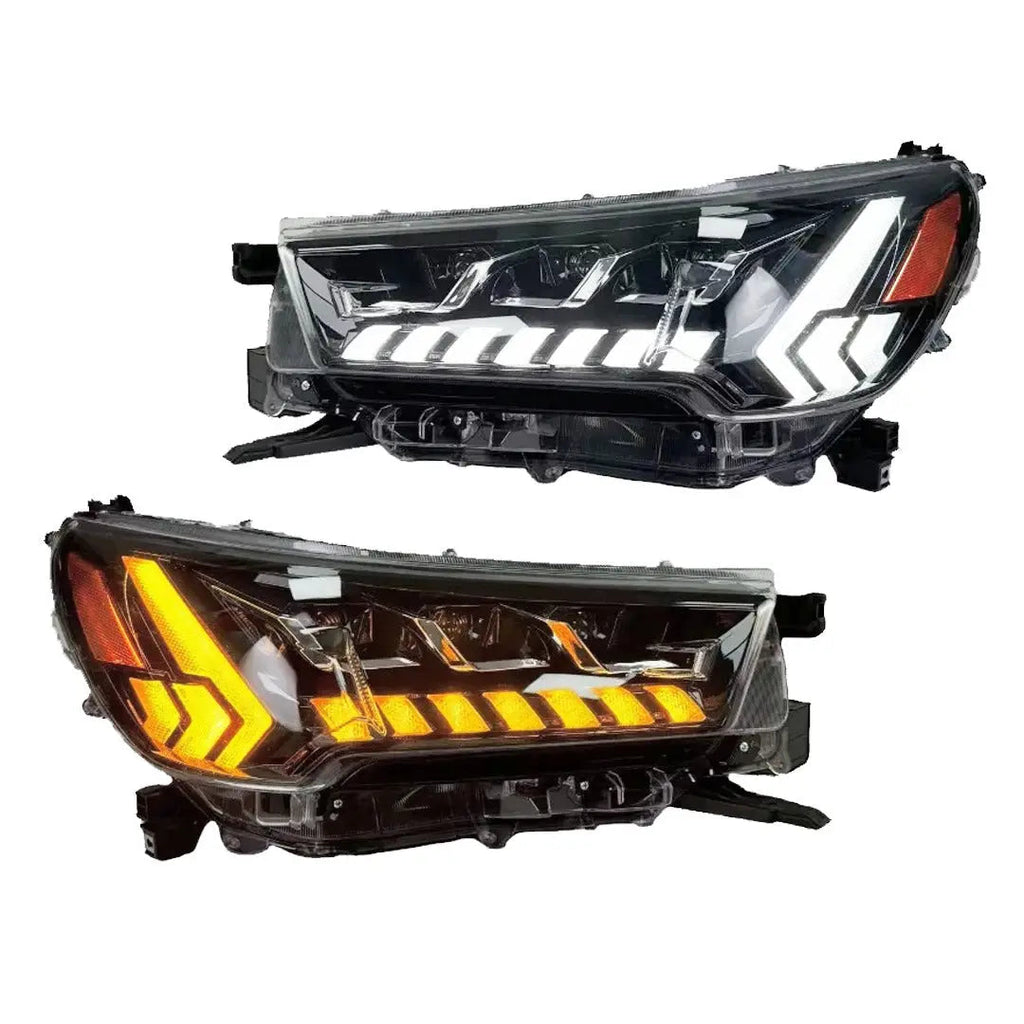 Toyota Hilux Revo (20-On) LED Projector Upgrade Headlights With Sequential Indicator