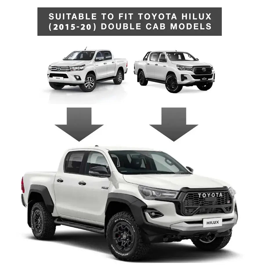 Toyota Hilux (15-20) GR Sport Style Conversion Body Kit Including Headlights & Taillights
