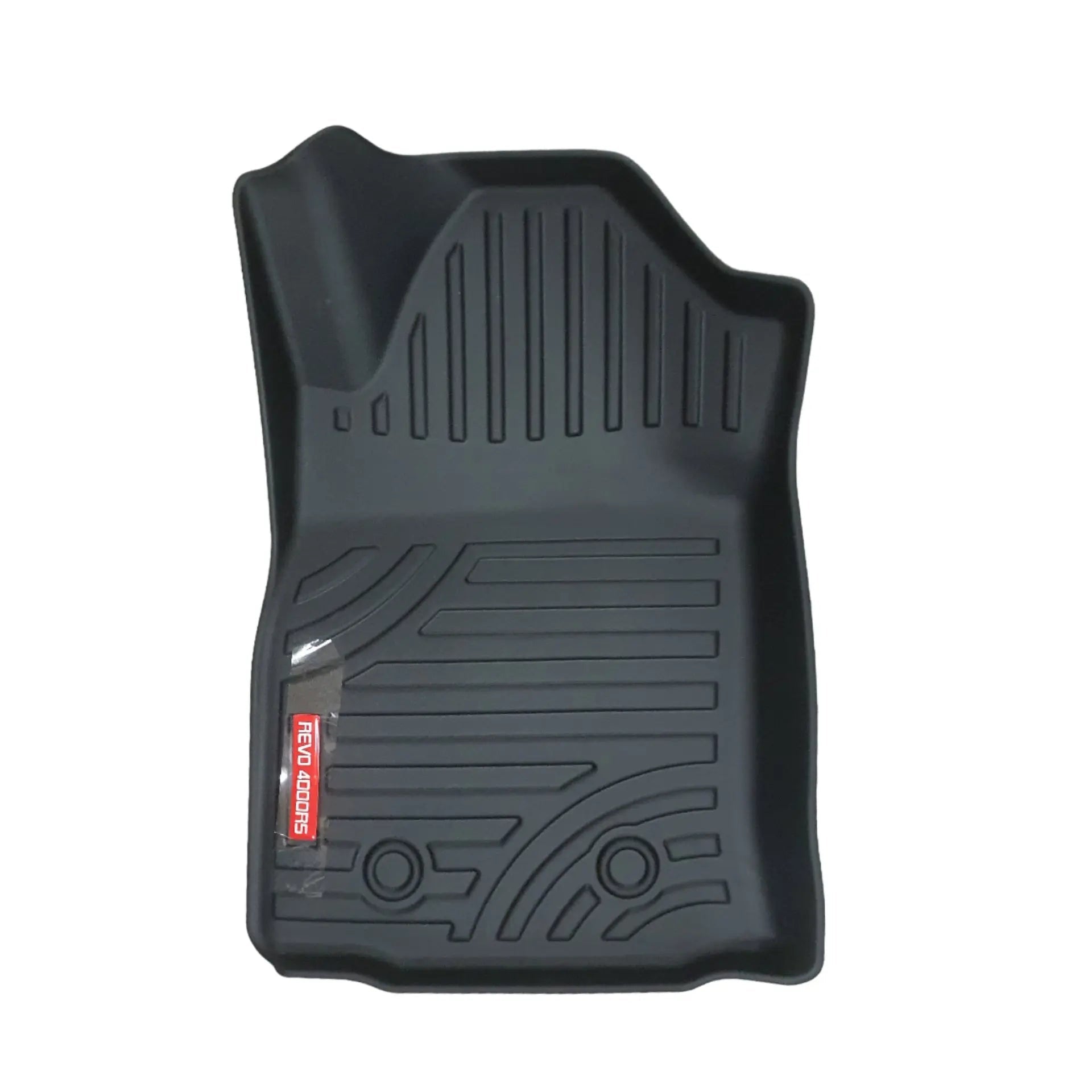 Toyota Hilux (15-On) Double-Cab Moulded TPE Rubber Floor Mats (3-Piece)