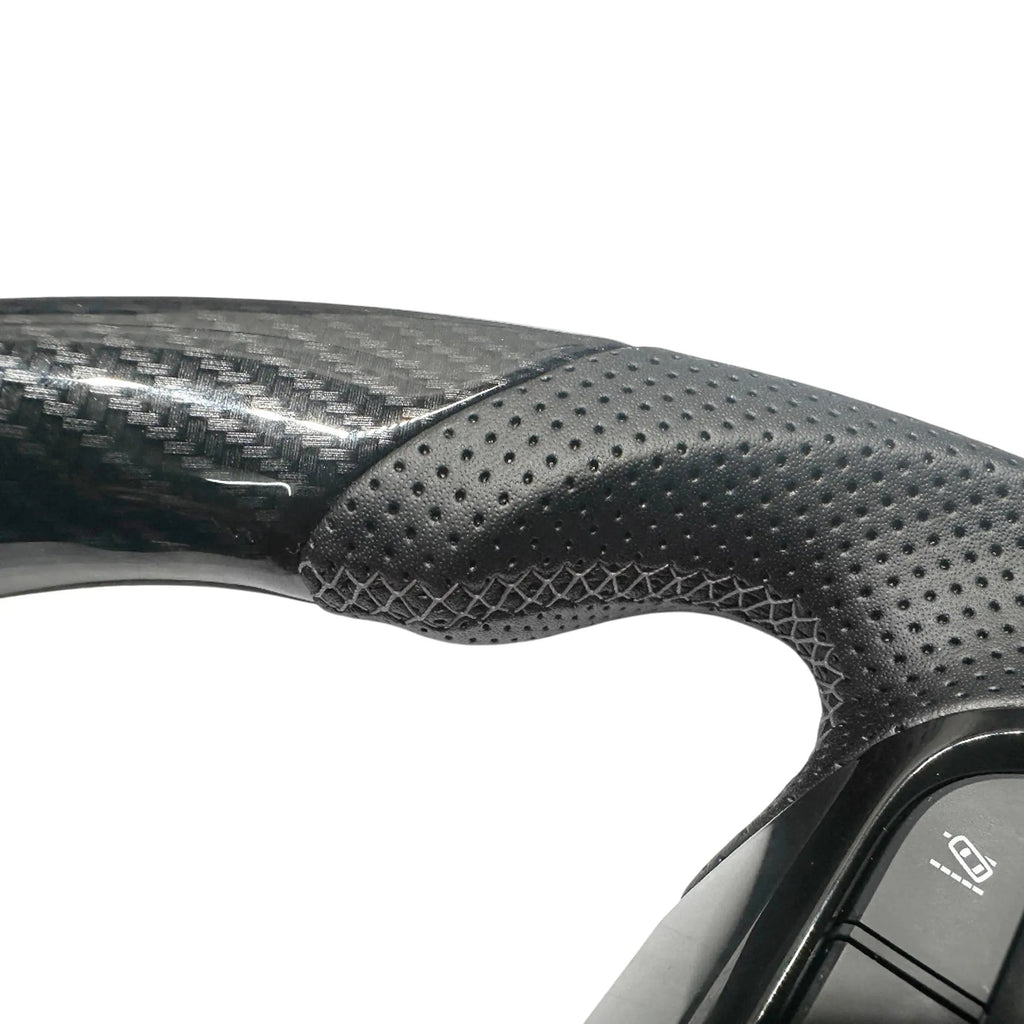 Toyota Land Cruiser LC300 GR Sport Style Carbon Look Upgrade Steering Wheel