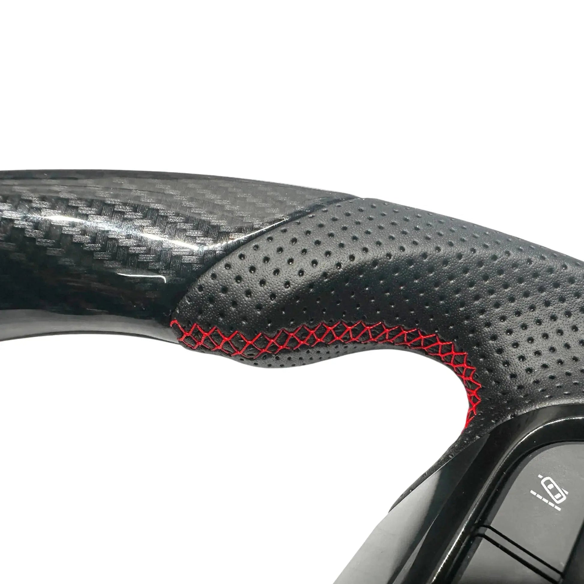 Toyota Land Cruiser LC300 GR Sport Style Carbon Look Upgrade Steering Wheel