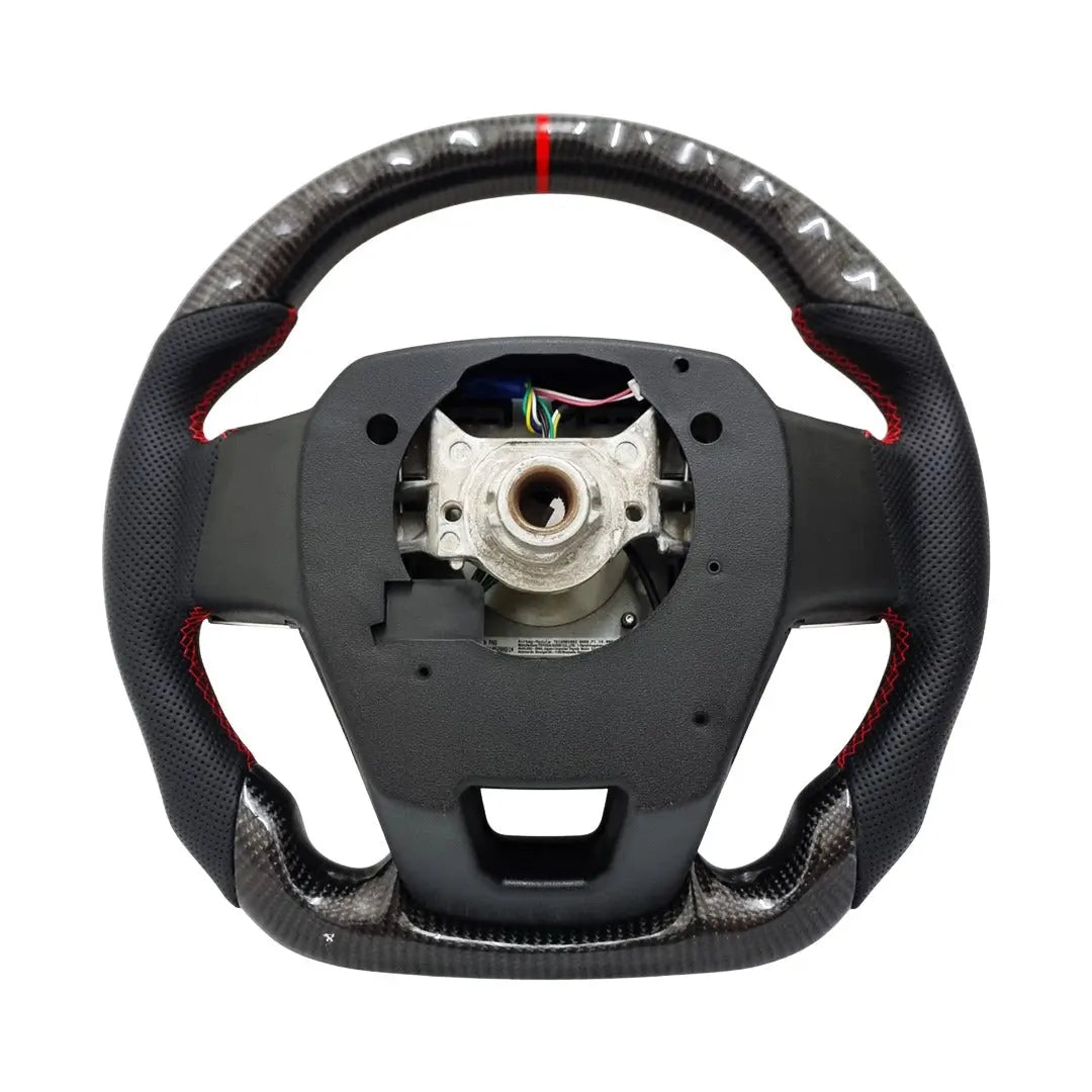 Toyota Land Cruiser LC300 GR Sport Style Genuine Carbon Fibre Upgrade Steering Wheel