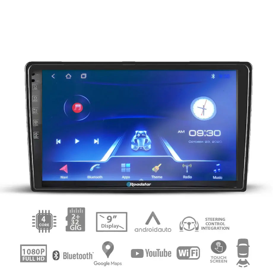 Toyota Run-X (02-06) - 9 Inch Roadstar Android Entertainment & GPS System