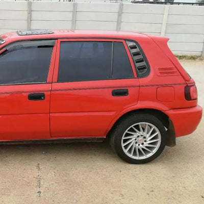 Toyota Tazz Gloss Black Plastic Side Window Louver