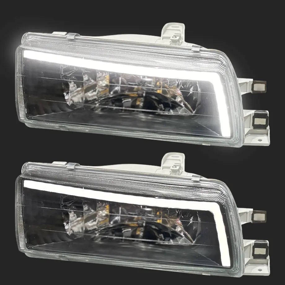 Toyota Twincam (88-93) Crystal Black DRL LED Headlights