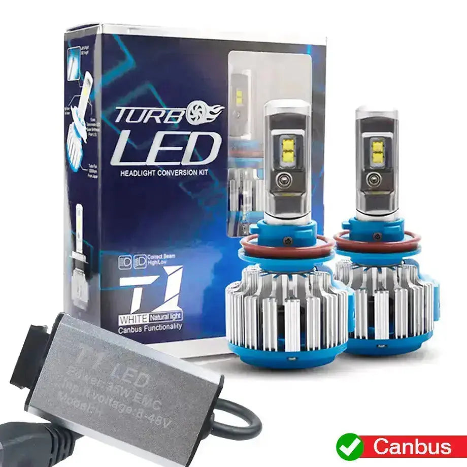 Turbo LED Canbus Headlight Bulb Kit - H3