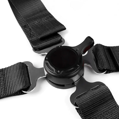 Universal 4-Point Racing Seat Harness (Black)