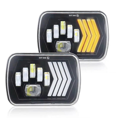 Universal 7 Inch Dual Function LED Projector Square Headlight