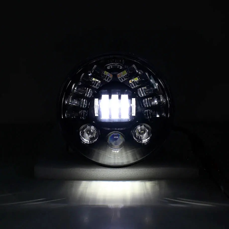 Universal - 7 inch Jeep Style DRL LED Projector Headlight