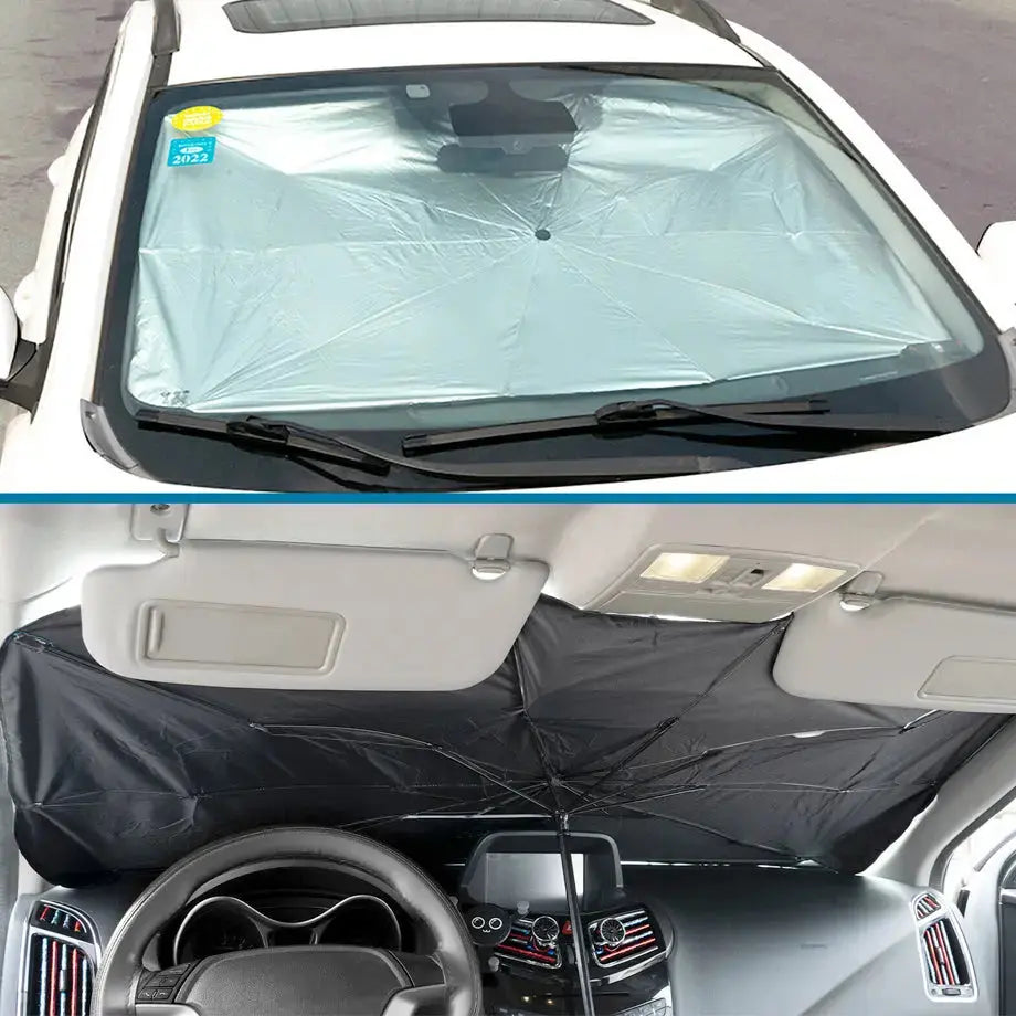 Universal Umbrella Style Sun Shade Window Visor  - Large