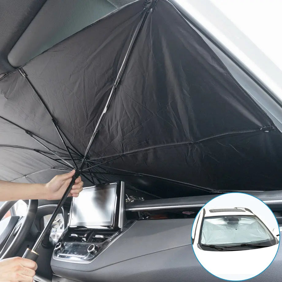 Universal Umbrella Style Sun Shade Window Visor - Small