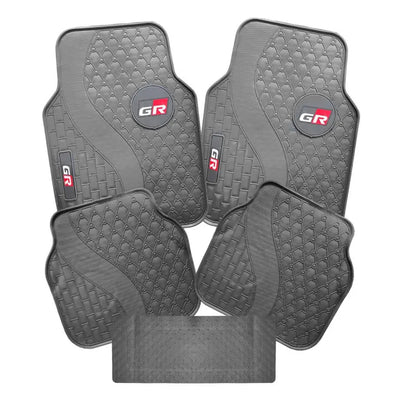 Universal GR Sport Style 5-Piece Rubber Car Mats