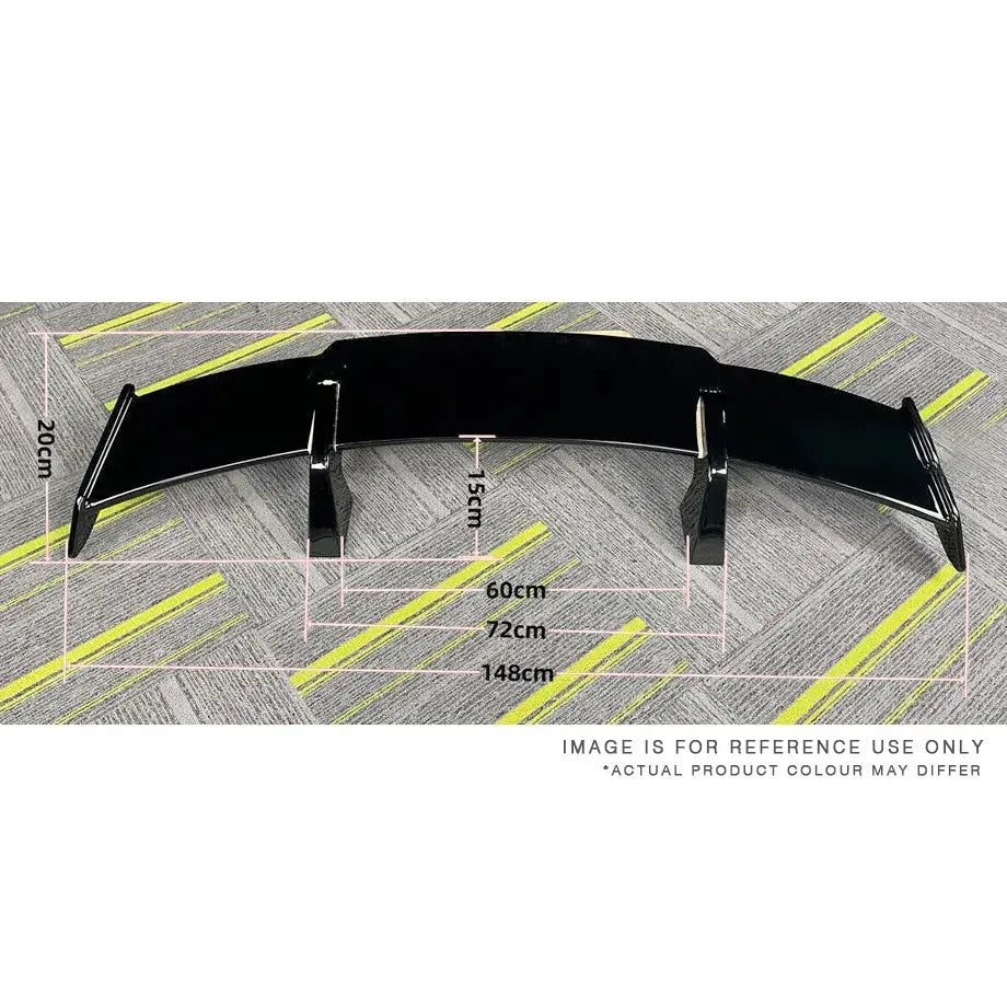 Universal Gloss Black G80 Competition Style Rear Wing