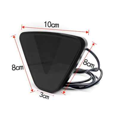 Universal Triangular F1 Style Smoked Black LED Brake Light - Type C