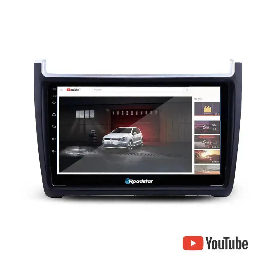 Suitable To Fit VW Polo 6 GTI / TSI (12-On) - 9 Inch Roadstar Android Entertainment & GPS System