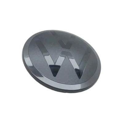 Suitable To Fit - V-W Polo 6 / Vivo Smoked Black Stick On Emblem Badge Cover (Pair)