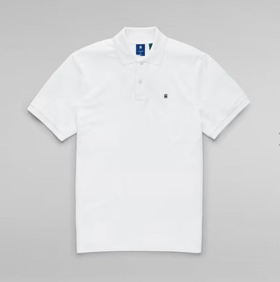 G-Star Raw White Dunda Polo Shirt