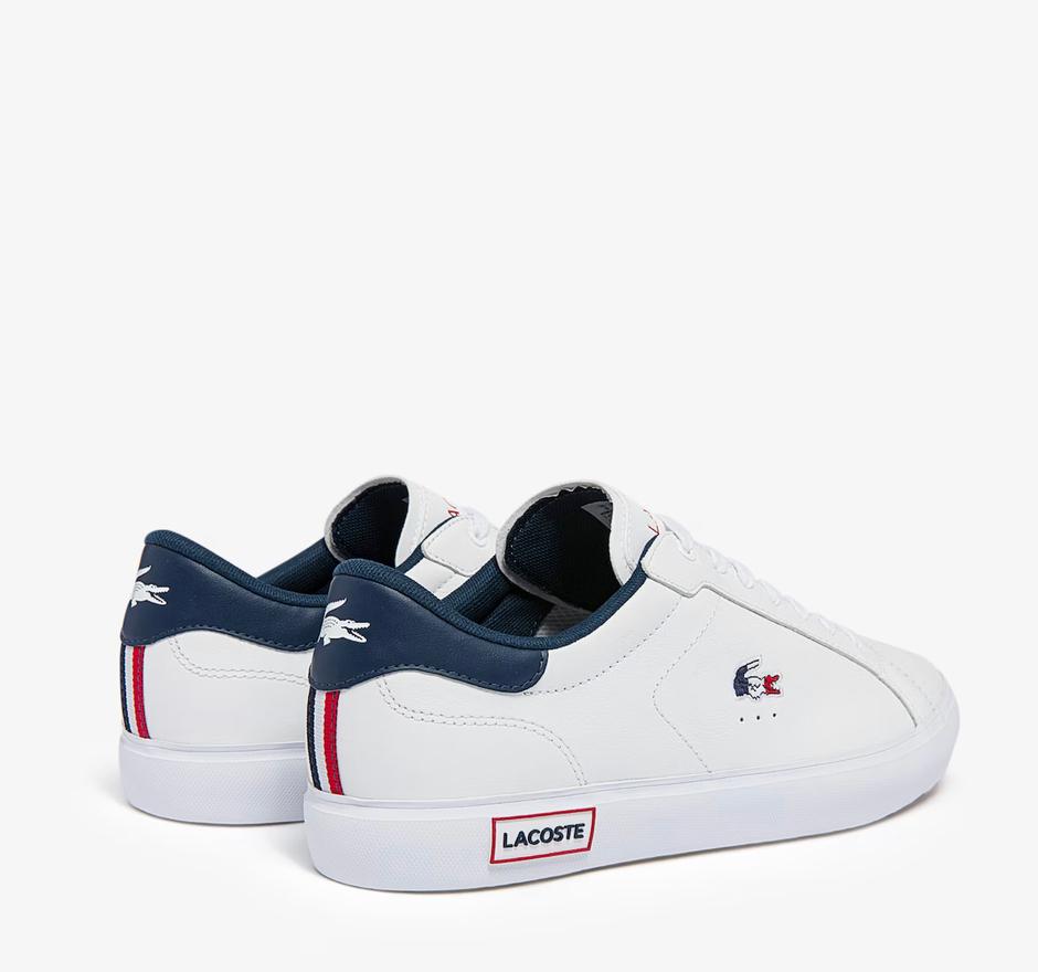 Men's Powercourt Leather Tricolour Trainers