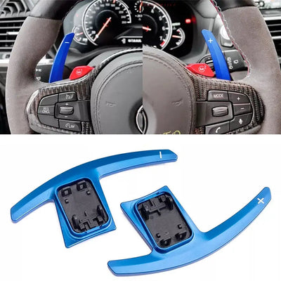 BM G-Series / X-Series Aluminium Paddle Shift Extensions (Blue)