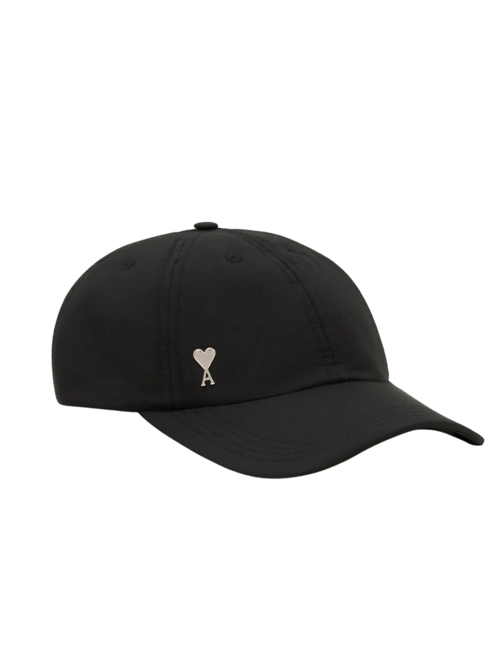 Ami Cap Stud Logo Black