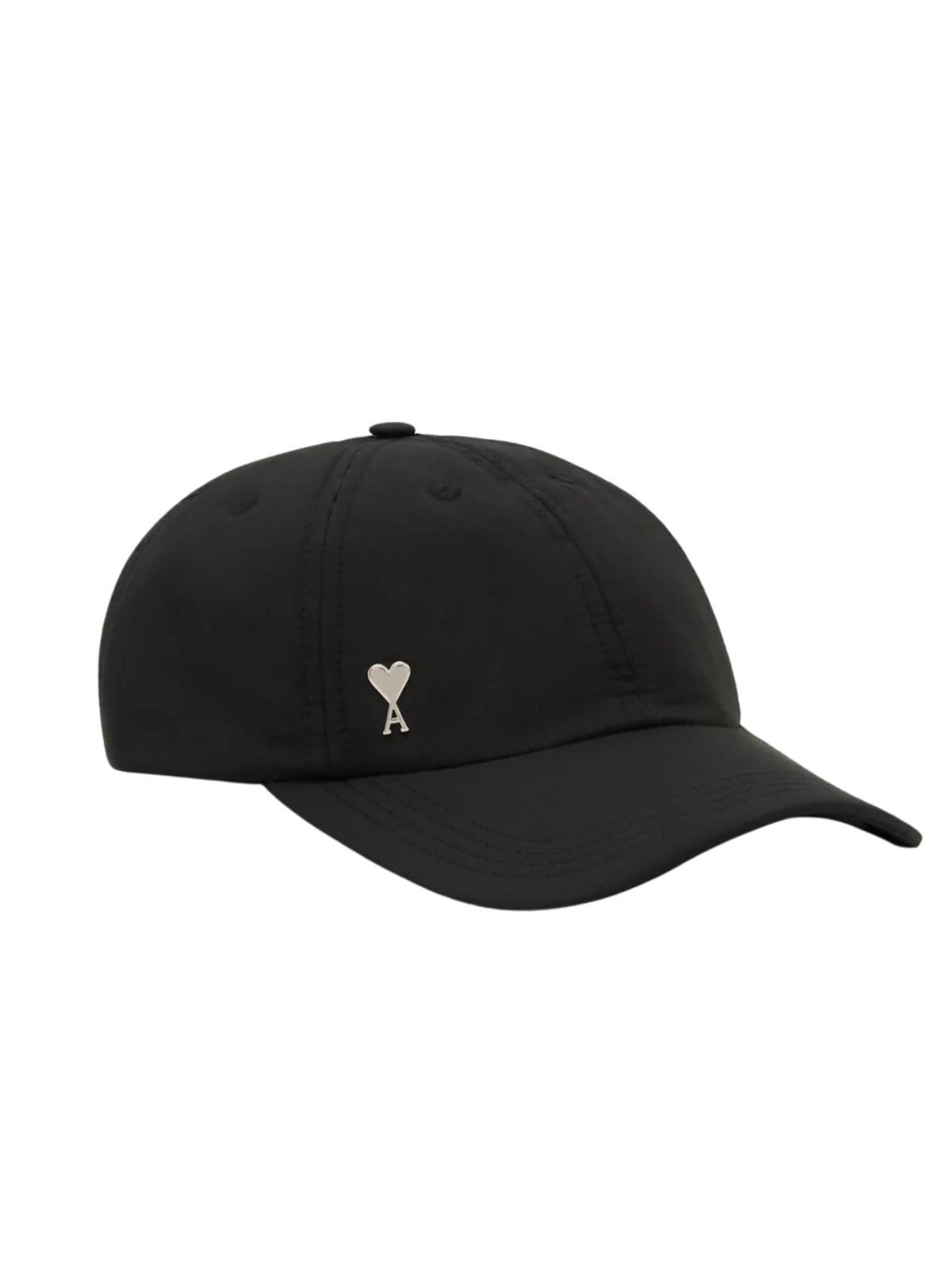 Ami Cap Stud Logo Black