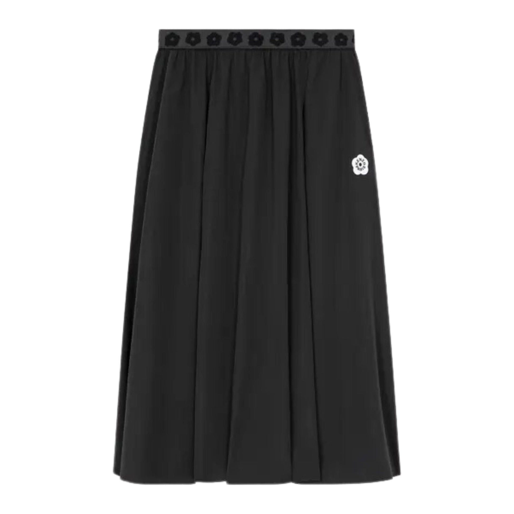 Kenzo Skirt Flower Black