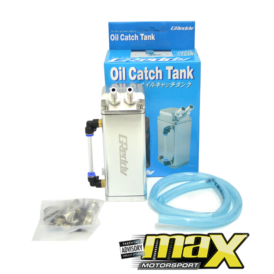 GReddy Oil Catch Tank - Silver