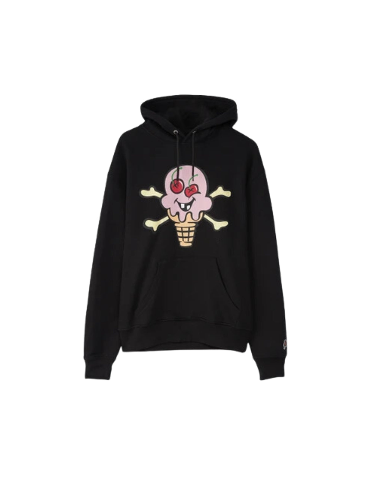 Ice-Cream Hoodie Cones & Bones Black