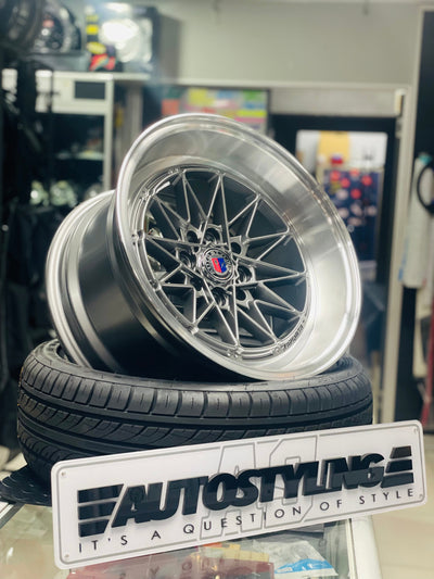 15” AS-1512 4/100 & 4/108 PCD wheels