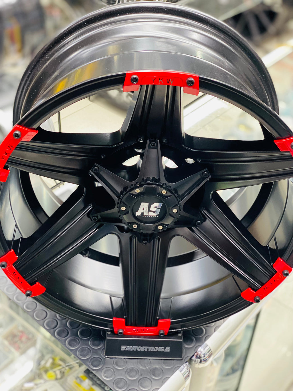 17” AS6086BM/R 5x150 Toyota Land cruiser  rims