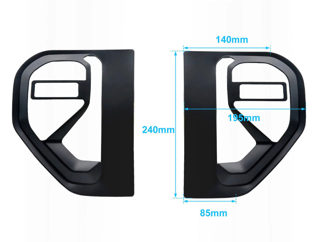 Ford Ranger 2023 side vent cover black