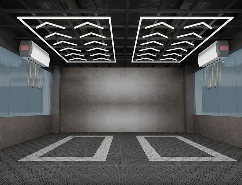 Designer Hexagon /arrow led lights 4.8m x2.4m