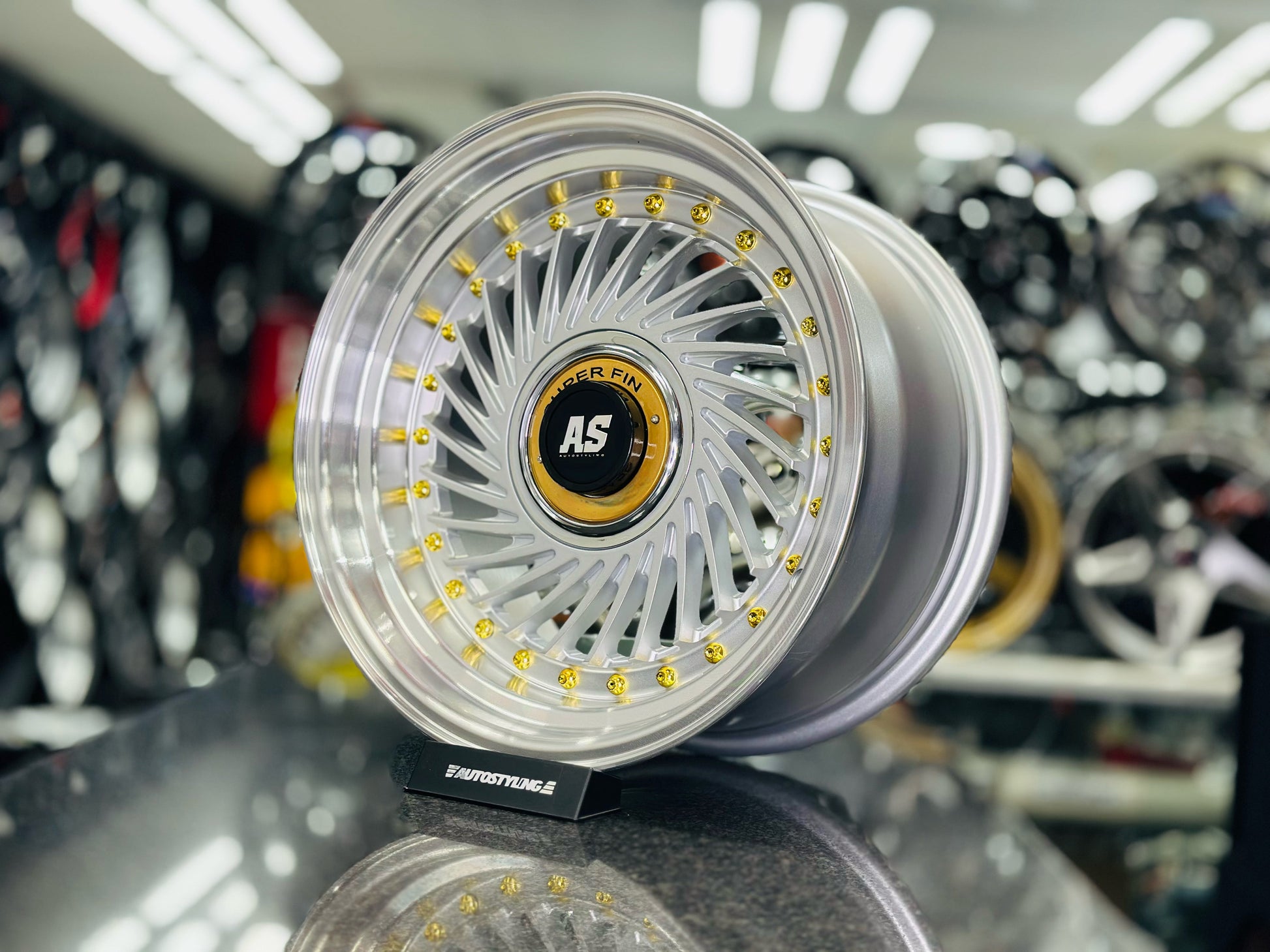 15” AS-SUPERFIN 4/100 & 5/100 SILVER (C) WHEELS