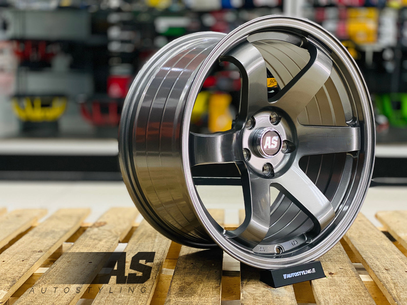 18” AS- TE37 5/114 GUNMETAL