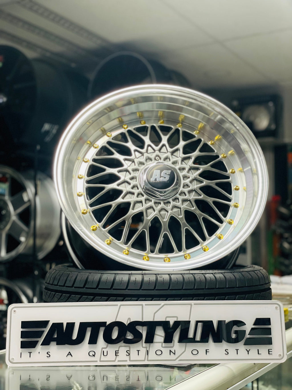 17" AS-008 4/100 & 4/108  GUNMETAL WHEELS