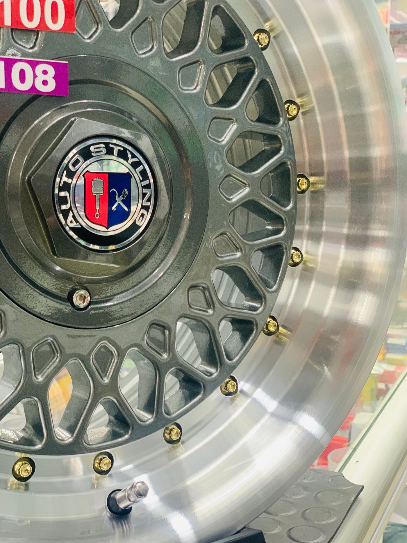 15” AS-PMESH 4x100 & 4x108 gunmetal