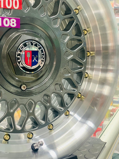 15” AS-PMESH 4x100 & 4x108 gunmetal