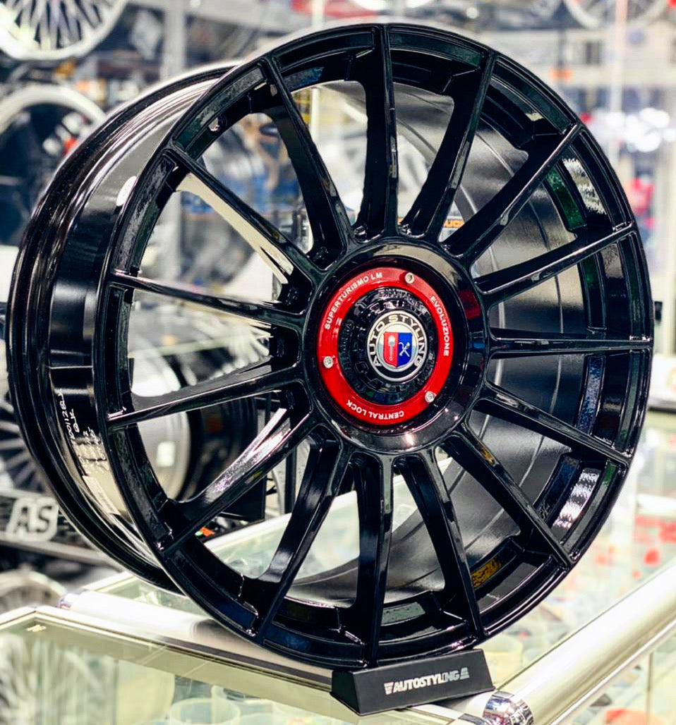 19” AS-RACING  5/112 GLOSS BLK