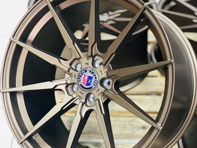 21” AS-5010 5x112 9j PCD Matt bronze wheels