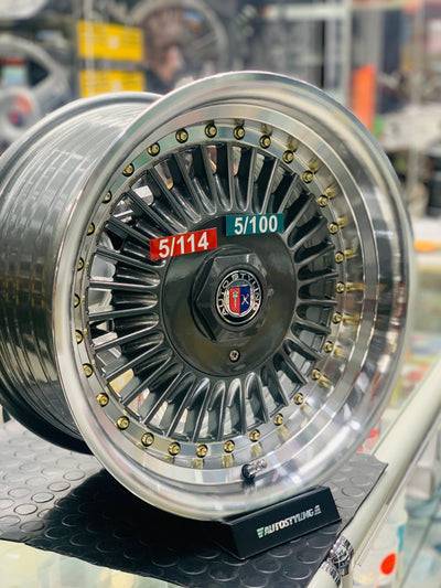 15” AS- EMITZ 5x100 & 5x114 gunmetal wheels