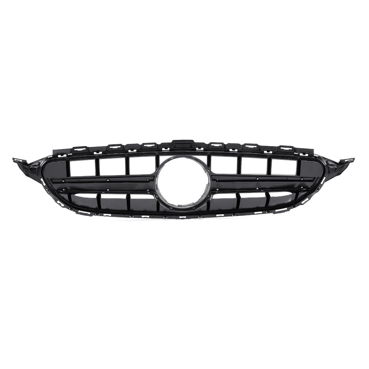 MERCEDES W205 C63 MATT BLACK GRILL CAMERA COMPATIBLE