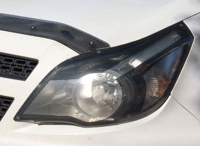 CHEV UTE BAKKIE 2012 + HEAD LIGHT SHIELDS CARBON