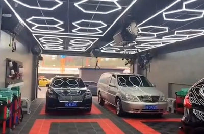 Designer Hexagon /arrow led lights 4.8m x2.4m