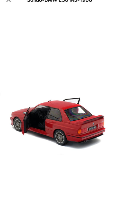 SOLIDO 1:18 SCALE MODEL CAR BMW E30 M3