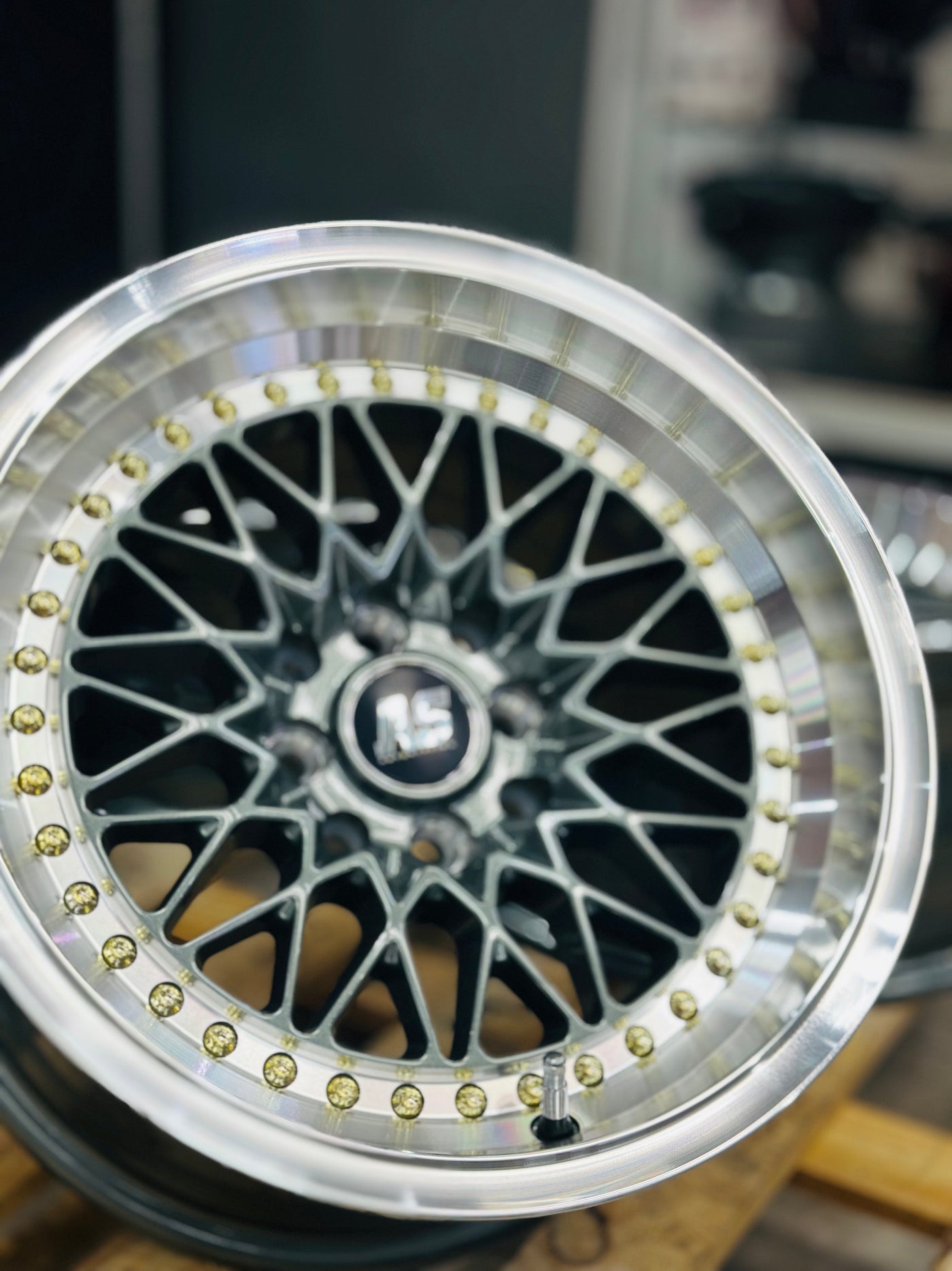 15” AS-7418 VS  GUNMETAL 4/100 4/114 wheels